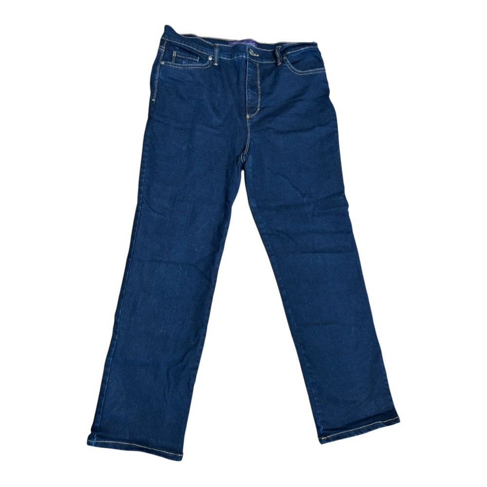 Gloria Vanderbilt AMANDA High Rise Jeans - Dark Blue NWOT - Picture 2 of 7